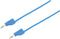 VOLTCRAFT MSB-300 Meetsnoer Banaanstekker 4 mm Banaanstekker 4 mm 1.50 m Blauw 1 stuk(s)