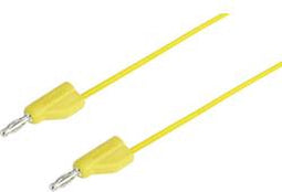 VOLTCRAFT MSB-300 Meetsnoer Banaanstekker 4 mm Banaanstekker 4 mm 1.50 m Geel 1 stuk(s)