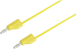 VOLTCRAFT MSB-300 Meetsnoer Banaanstekker 4 mm Banaanstekker 4 mm 2.00 m Geel 1 stuk(s)