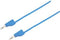 VOLTCRAFT MSB-300 Meetsnoer Banaanstekker 4 mm Banaanstekker 4 mm 5.00 m Blauw 1 stuk(s)