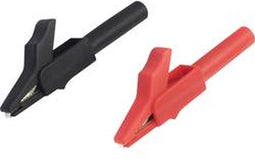 VOLTCRAFT MSK-102 Krokodillenklem Bus 4 mm Zwart, Rood