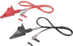 VOLTCRAFT MSL-507 Meetsnoer Stekker 4 mm Krokodilklem 1.00 m Zwart, Rood 1 stuk(s)