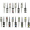 VOLTCRAFT 1086337 Mini-klemtestsondes 18 stuk(s)
