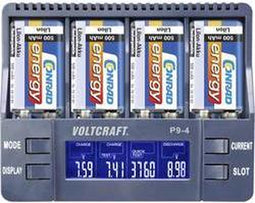 VOLTCRAFT P9-4 9V blok oplader NiCd, NiMH, Li-ion 9 V (blok)