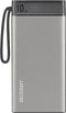 VOLTCRAFT PB-10-PD3.0 Powerbank 10000 mAh USB PD 3.0 LiPo Grijs-zwart Statusweergave