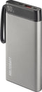 VOLTCRAFT PB-10-PD3.0 Powerbank 10000 mAh USB PD 3.0 LiPo Grijs-zwart Statusweergave