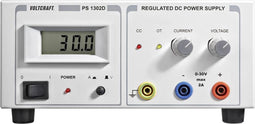 VOLTCRAFT PS-1302 D Labvoeding, regelbaar 0 - 30 V/DC 0 - 2 A 60 W Aantal uitgangen: 1 x