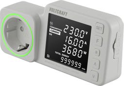 VOLTCRAFT SEM5000 DUAL Energiekostenmeter Kostenprognose, Alarmfunctie, Instelbaar stroomtarief, Datalogger