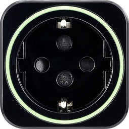 VOLTCRAFT SEM6500 BLACK Energiekostenmeter Incl. radiografische stekkerdoos, Gegevensexport, Datalogger, Kostenprognose