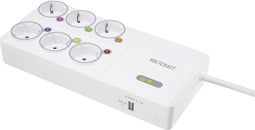 VOLTCRAFT SEM8500 Energiekostenmeter Incl. radiografische stekkerdozen, Gegevensexport, Datalogger, Kostenprognose, Ins