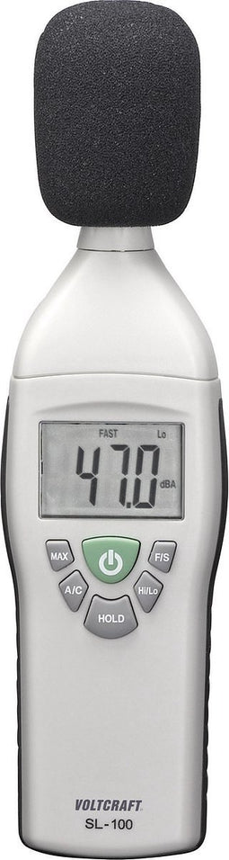 VOLTCRAFT SL-100 Decibelmeter 30 - 130 dB 31.5 Hz - 8 kHz