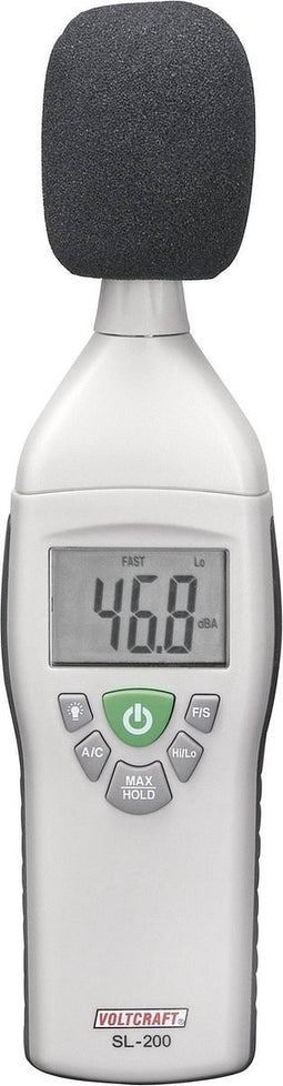 VOLTCRAFT SL-200 Decibelmeter 30 - 130 dB 31.5 Hz - 8 kHz