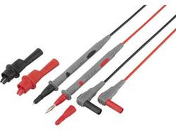 VOLTCRAFT TL 88-4 Veiligheidsmeetsnoerenset Banaanstekker 4 mm Testpunt 1.80 m Zwart, Rood 1 set(s)