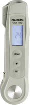 VOLTCRAFT UKT-100 Insteekthermometer Meetbereik temperatuur -40 tot 280 °C LED-zaklamp, Contactloze IR-meting, IP65
