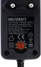 VOLTCRAFT VC-11258690 Stekkernetvoeding, instelbaar 3 V/DC, 4.5 V/DC, 5 V/DC, 6 V/DC, 7.5 V/DC, 9 V/DC, 12 V/DC 1 A 12