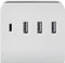 VOLTCRAFT VC-11374055 USB-oplader 4.8 A 4 x USB, USB-C bus Thuis
