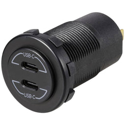 VOLTCRAFT VC-14504180 Dubbel USB-C-stopcontact 9 V-30 V-60 W 1 stuk(s)