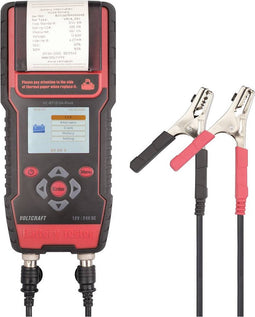 VOLTCRAFT VC-BT12/24-Print - Autobatterij Tester - 12V/24V met Geïntegreerde Printer