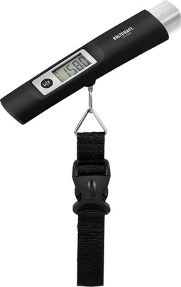 VOLTCRAFT VC-KS50 Kofferweegschaal Weegbereik (max.) 50 kg Resolutie 10 g Zwart, Lichtgrijs