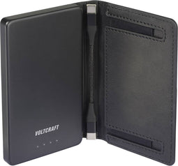 VOLTCRAFT VC-WT-W010 Powerbank 5000 mAh LiPo Zwart Statusweergave