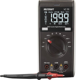 VOLTCRAFT VC131 Multimeter Digitaal CAT III 600 V Weergave (counts): 2000