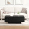 vidaXL - Salontafel - Zwart - Eiken - 90x60x31 - cm - Gelaagd - hout