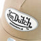 Von Dutch Pet - Mocha Wit - Fall '23 Collectie - One Size - Baseball Cap Heren - Trucker Cap - Pet Heren Volwassenen - Pet Dames - Petten