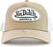 Von Dutch Pet - Mocha Wit - Fall '23 Collectie - One Size - Baseball Cap Heren - Trucker Cap - Pet Heren Volwassenen - Pet Dames - Petten