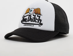 Von Dutch Pet - Zwart Wit - Fall '23 Collectie - One Size - Baseball Cap Heren - Trucker Cap Baker - Pet Heren Volwassenen - Pet Dames - Petten