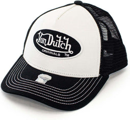 Von Dutch Pet - Zwart Wit - One Size - Baseball Cap Heren - Trucker Cap - Pet Heren Volwassenen - Pet Dames - Petten