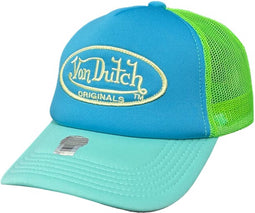 Von Dutch - Tampa Blue Green Trucker Cap