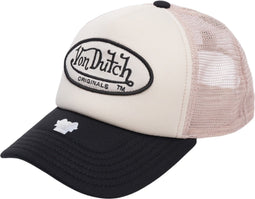 Von Dutch - Tampa Cream Black Trucker Cap