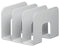 Durable ECO 776110 - Tijdschriftencassette - Drie vakken van 65 mm - Grijs