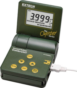 Extech 412355A Kalibrator Spanning, Stroomsterkte 1x 9 V batterij (blok), meegeleverd