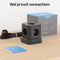 Voomy Cube Stekkerdoos met USB en Schakelaar - 5 Stopcontacten - 4 USB Poorten - Powercube - Overspanningsbeveiliging - 2M Verlengsnoer - Zwart