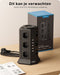 Voomy XL Stekkerdoos met Schakelaar - 5 USB Laders - 12 Stopcontacten
