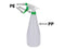 Toolland Plantenspuit, regelbare sproeikop, niveau-indicator, 1 liter, wit/groen