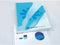 Voorblad gbc a4 pvc 180micron blauw