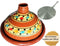Voordeelpakket aardewerk tajine set, inductie adapter + 190 gr kruiden