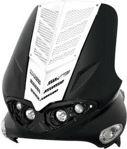 Voorfrontrooster Gilera runner oud model aluminium wit