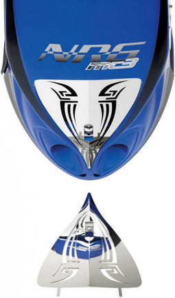 Voorfrontrooster Piaggio Nrg mc2/3 aluminium polish ventilator tribal design
