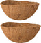 Voorgevormde inlegvel kokos voor hanging basket 25 cm - kokosinleggers / plantenbak van kokos