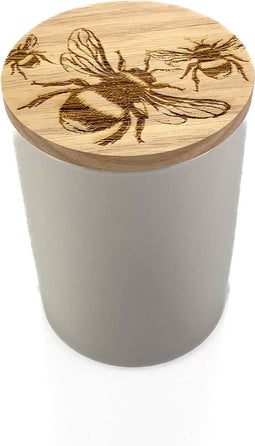 Voorraadpot Bijen Small - 13x9 - Gegraveerd - Scottish Made