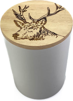 Voorraadpot Edelhert Medium - 16x11- Gegraveerd - Scottish Made