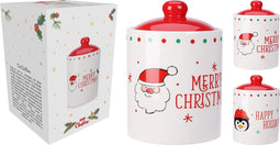 Voorraadpot kerst 14 cmm 2ass kerstversiering