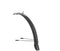 Voorspatbord 28 Eurofender Lampo 58 mm breed - mat zwart