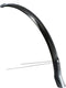 Voorspatbord 28 Eurofender Lampo 58 mm breed - zwart