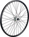 Voorwiel 28 inch 622 zwart zwarte spaak naafdynamo rollerbrake