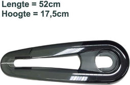 Voorzetscherm Axa Slicer 20-22" - smoke (winkelverpakking)