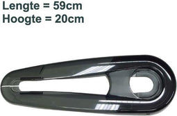 Voorzetscherm Axa Slicer 24" - smoke (winkelverpakking)